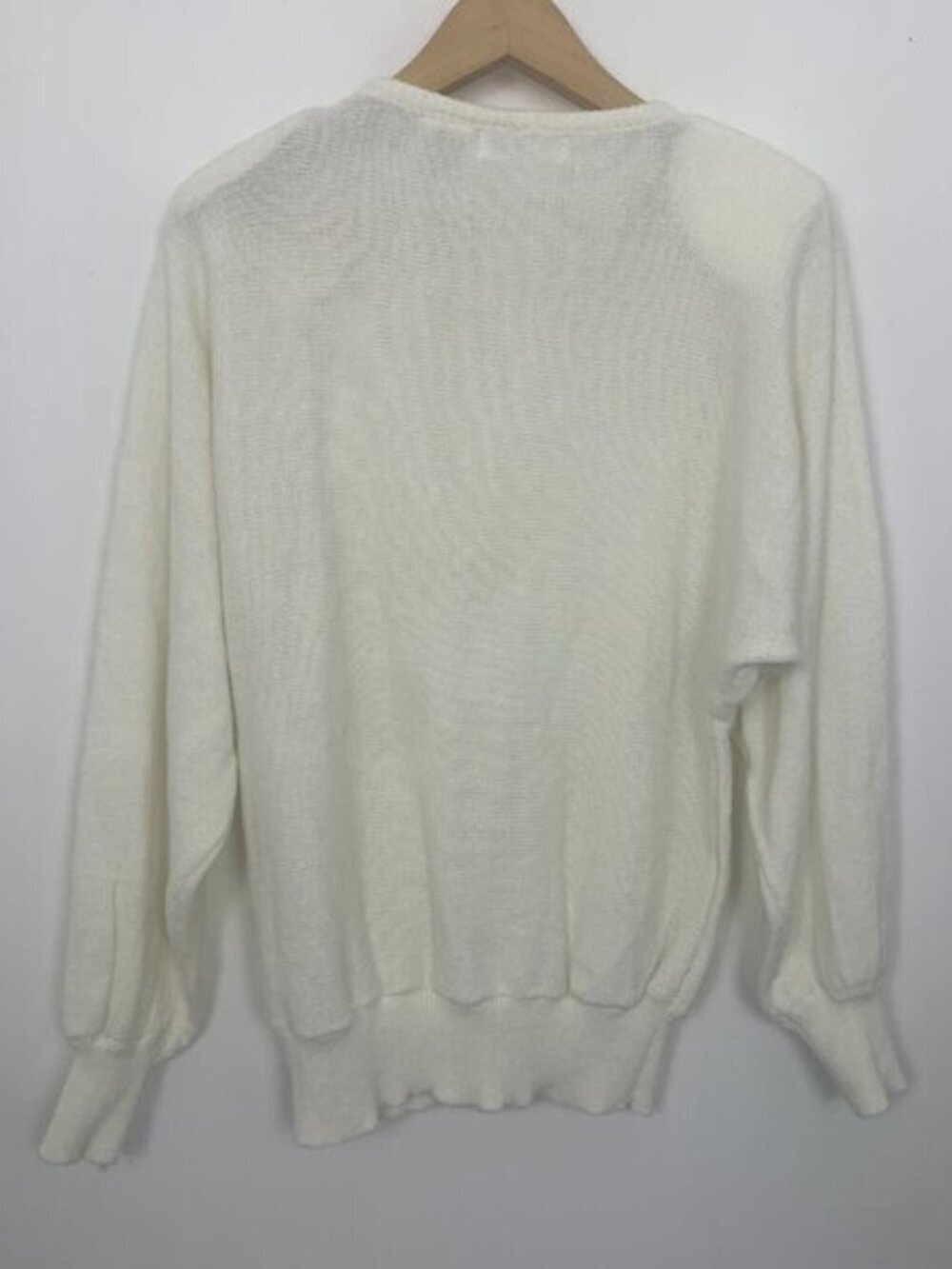 Avenida Vintage Beaded Rosette Knit Sweater - Picture 6 of 6